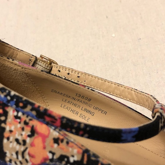 JCrew Everly Cap Toe Printed T-strap Pump-Pre❤️’d - Picture 4 of 8